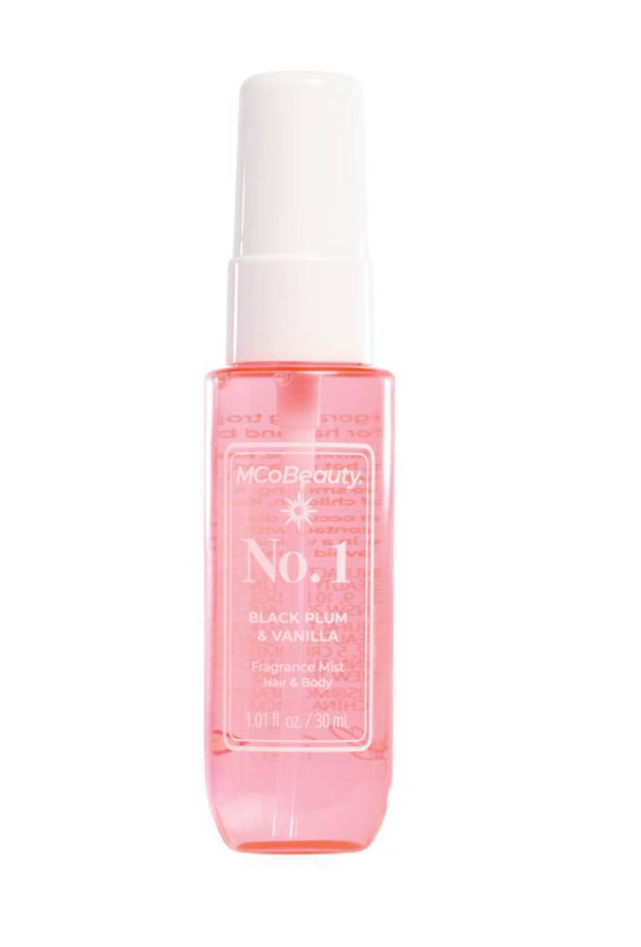 McoBeauty. Fragrance Mist | MINI size 1.01 fl. oz. / 30mL | Black Plum Vanilla